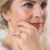 1/2 ct. Round Gemstone Engagement Ring with Tapered Band – 9kt Yellow Gold with Cubic Zirconia