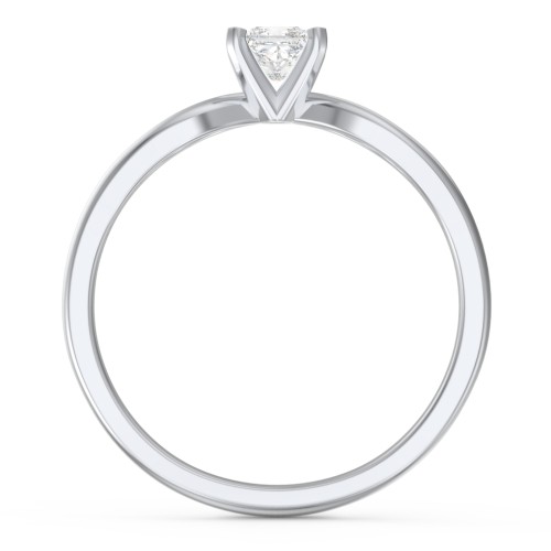 1/4 ct. Princess Gemstone Split Engagement Ring