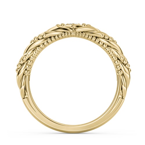 The Rita Diamond Wedding Band – 9kt Yellow Gold with Diamond