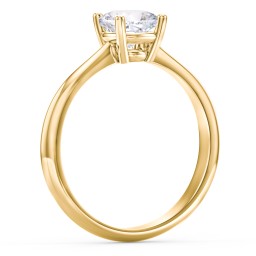 Classic Solitaire Engagement Ring in 9K Solid Yellow Gold