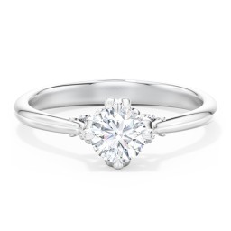 Solitaire Engagement Ring with Vintage Filigree Setting