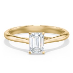 Classic Solitaire Engagement Ring in 9K Solid Yellow Gold
