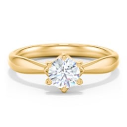 Classic Diamond Solitaire with 6 Prong Setting