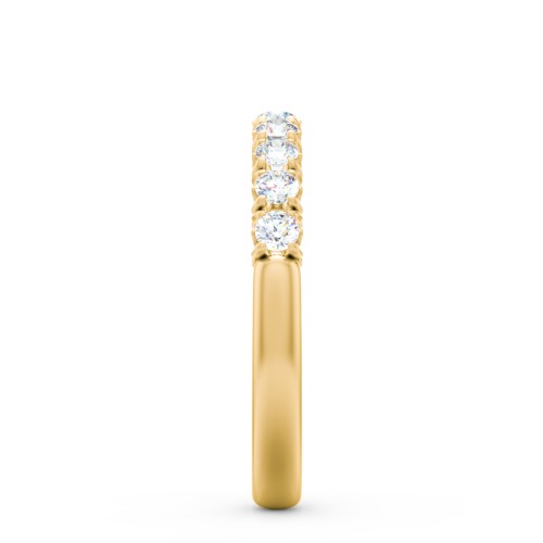 Classic Diamond Wedding Band – 9kt Yellow Gold with Diamond