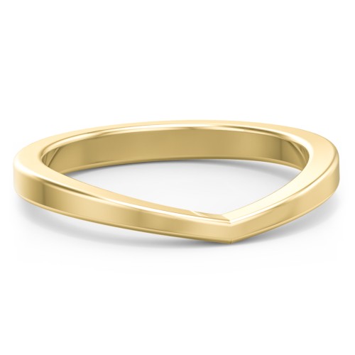 The Forevermore Wedding Band – 9kt Yellow Gold