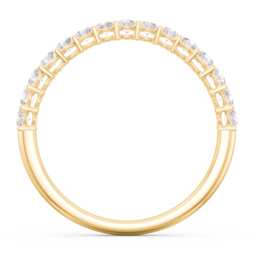 Classic Shared Prong Half Eternity Wedding Band - 1/2 ct. tw.