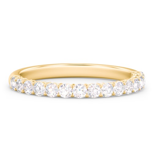 Classic Shared Prong Half Eternity Wedding Band - 1/2 ct. tw.
