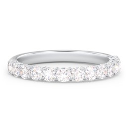 Classic Shared Prong Half Eternity Wedding Band - 3/4 ct. tw.
