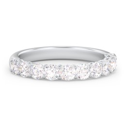 Classic Shared Prong Half Eternity Wedding Band - 1 ct. tw.