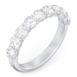 Classic Shared Prong Half Eternity Wedding Band - 1 1/2 ct. tw.