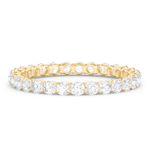 Classic Shared Prong Eternity Wedding Band - 3/4 ct. tw. – 9kt Yellow Gold with Lab Diamonds