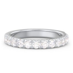 Micro Pavé Half Eternity Wedding Band - 3/4 ct. tw.