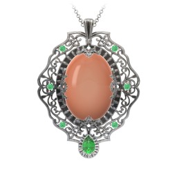 Murdoch Mysteries - Oval Cabochon Pendant