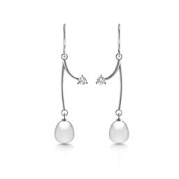 Freshwater Pearl Vine Earrings