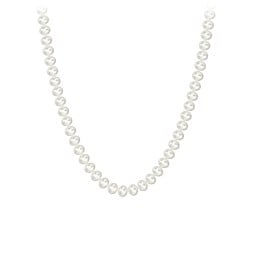 Classic 6mm Freshwater Pearl Necklace with Sterling Silver Clasp