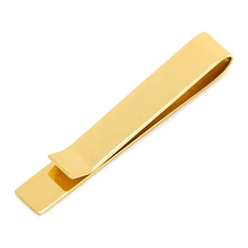 Gold Plated Stainless Steel Engravable Tie Bar – Stainless Steel