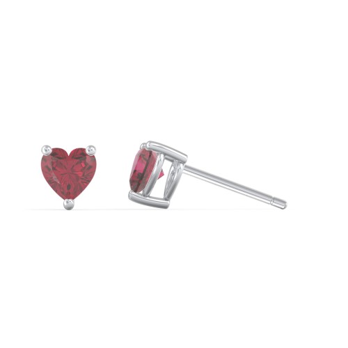 Heart Stud Earrings