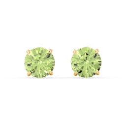 1 Carat Solitaire Stud Earrings