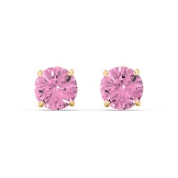 1 Carat Solitaire Stud Earrings