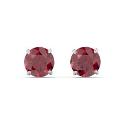 1 Carat Solitaire Stud Earrings
