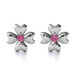 Four Heart Clover Earrings