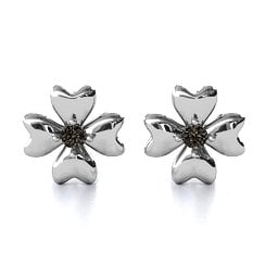 Four Heart Clover Earrings