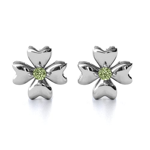 Four Heart Clover Earrings