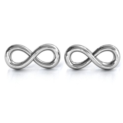 Classic Infinity Earrings – Sterling Silver