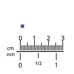 Princess Cut Birthstone Single Stud