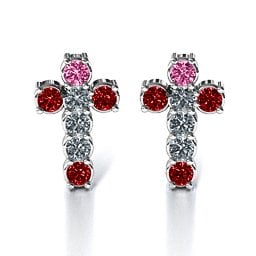 "I Believe" Cross Earrings