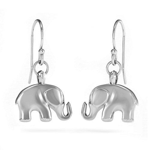 Elephant Earrings – Sterling Silver