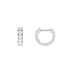 Personalised Gemstone Huggie Earrings