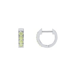 Personalised Gemstone Huggie Earrings