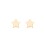 Star Shaped Stud Earrings