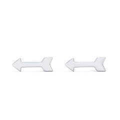 Arrow Shape Stud Earrings