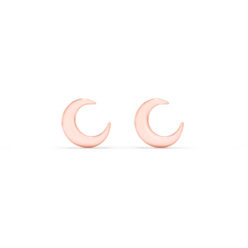 Moon Stud Earrings