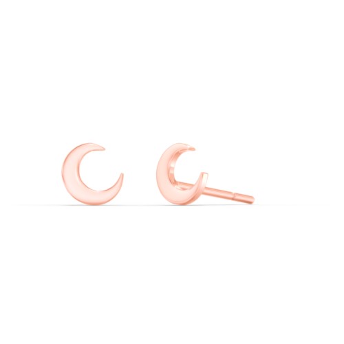 Moon Stud Earrings