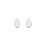 Raindrop Stud Earrings – Sterling Silver