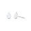 Raindrop Stud Earrings – Sterling Silver