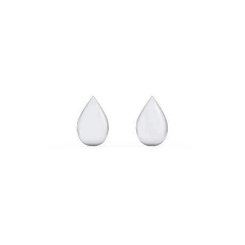 Raindrop Stud Earrings – Sterling Silver