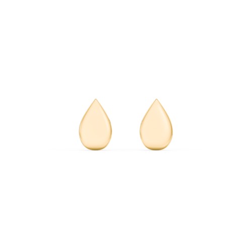 Raindrop Stud Earrings – 9kt Yellow Gold