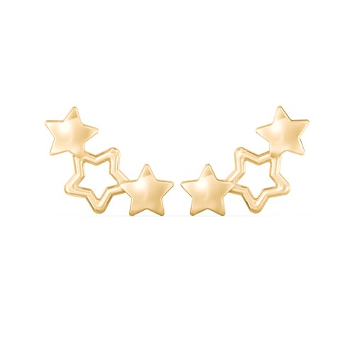 Cluster Star Earrings – 9kt Yellow Gold