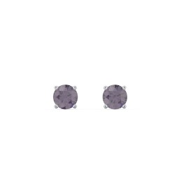 Classic Birthstone Stud Earrings in 925 Sterling Silver with Alexandrite