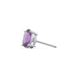 Classic Oval Birthstone Single Stud