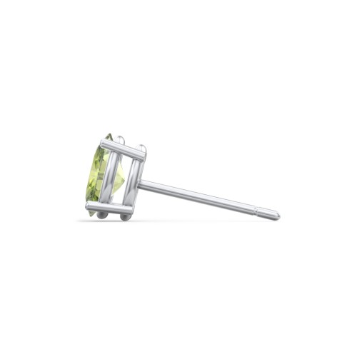 Classic Oval Birthstone Single Stud