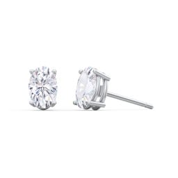 Classic Oval Birthstone Stud Earrings