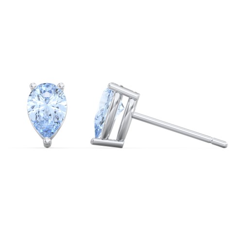 Classic Pear Cut Stud Earrings
