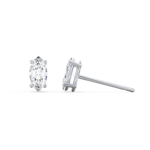 Classic Marquise Cut Stud Earrings