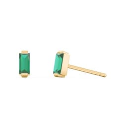 Classic Baguette Cut Stud Earrings