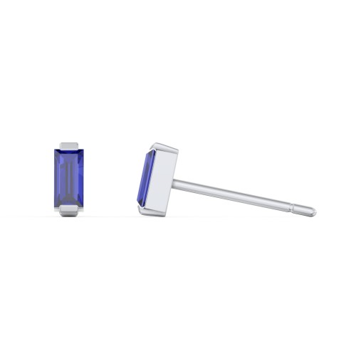 Classic Baguette Cut Stud Earrings